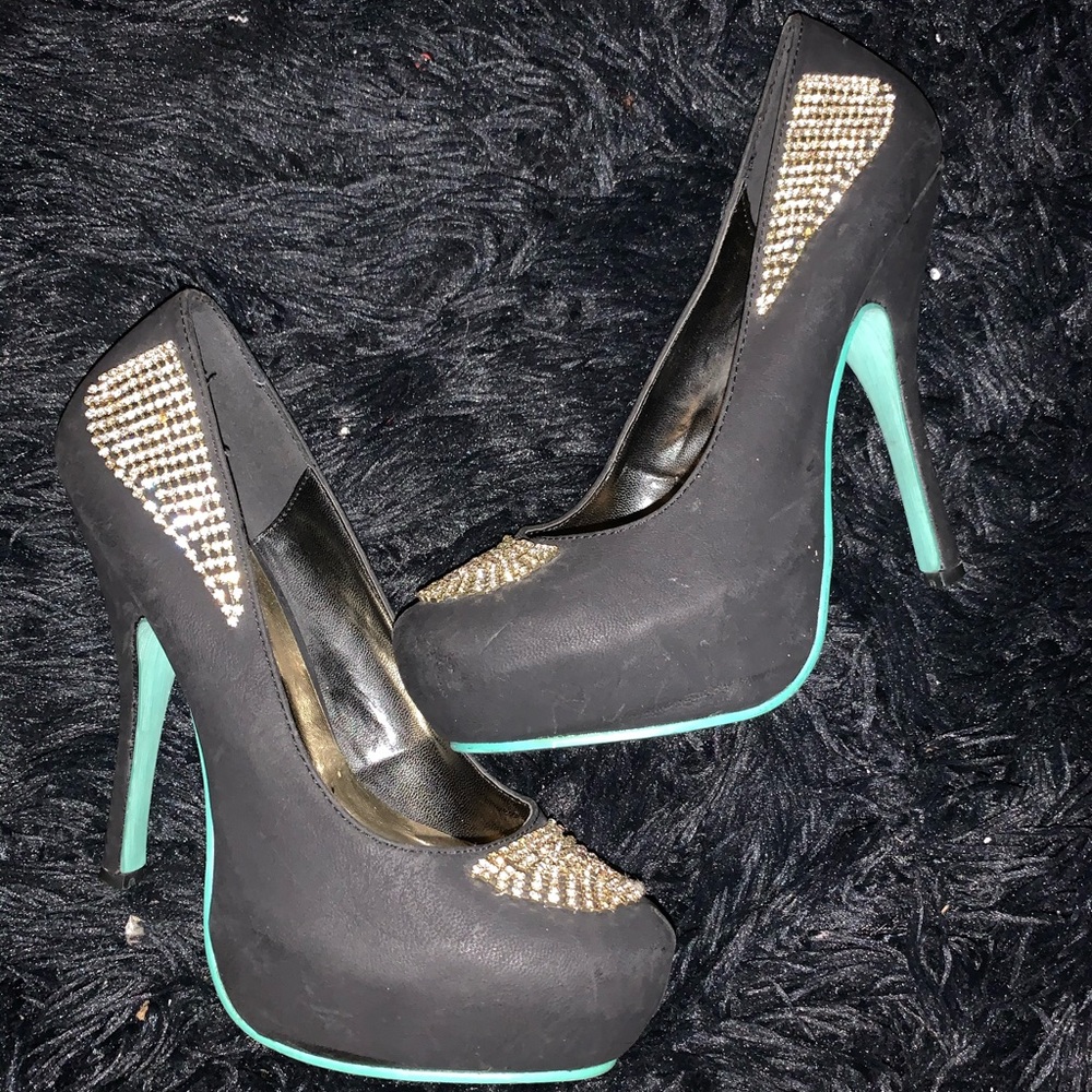 Sequin Heels